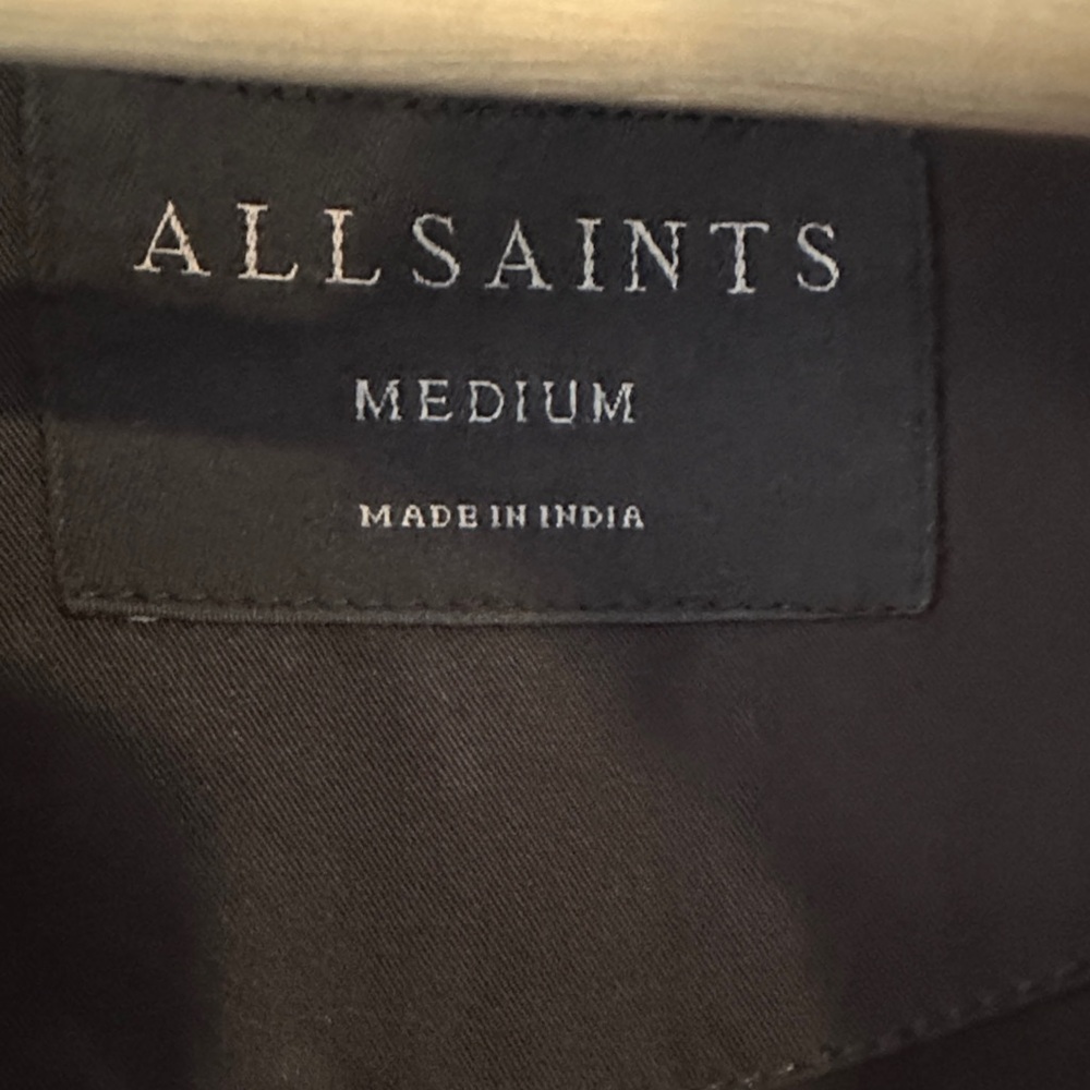 All Saints Charcoal Jacket - Picture 2 of 4